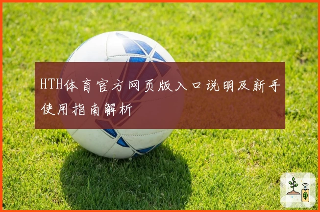 HTH体育官方网页版入口说明及新手使用指南解析